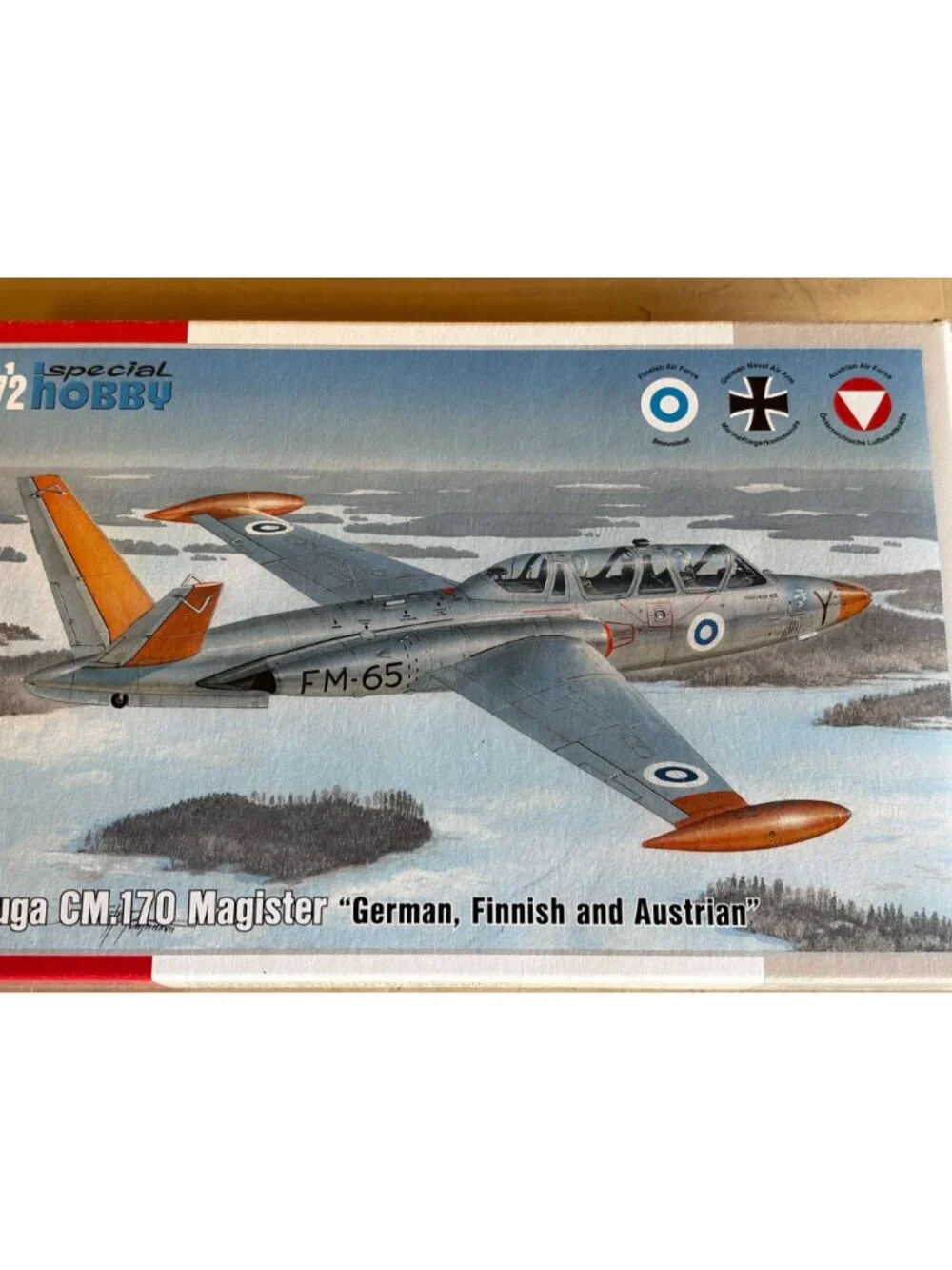 Special Hobby 1/72 Fouga CM.170 Magister German, Finnish and Austria Plane Model